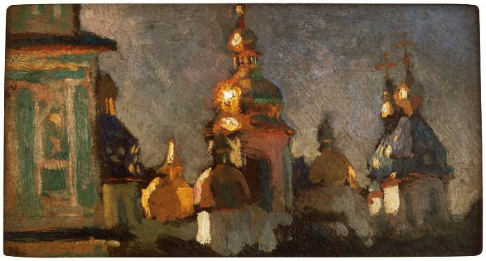 Image - Jan Stanislawski: Saint Sophia Cathedral in Kyiv (1898).